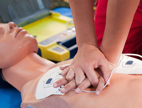 CPR & AED Course with Defibrillator training